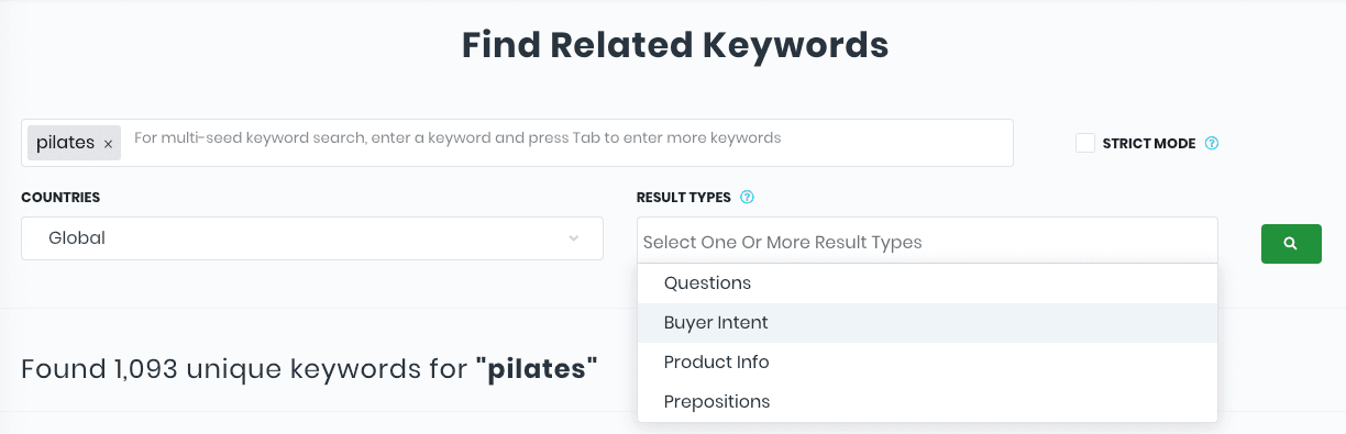LSIKeywords 도구