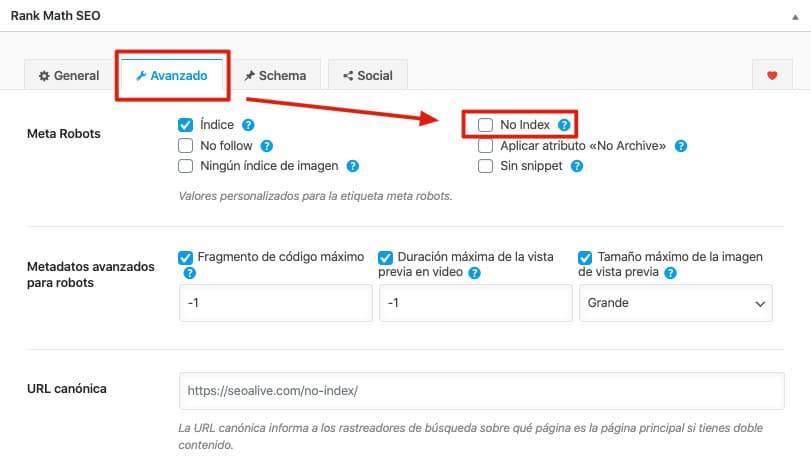 Jak oznaczyć stronę jako noindex w WordPress
