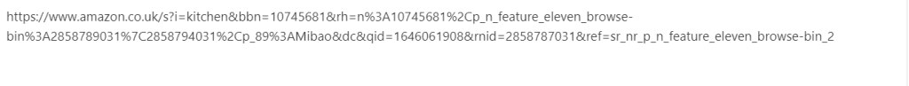 parametry w URL na przykładzie z Amazon