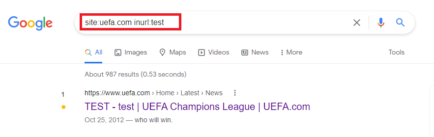 Błędne adresy URL zaindeksowane
