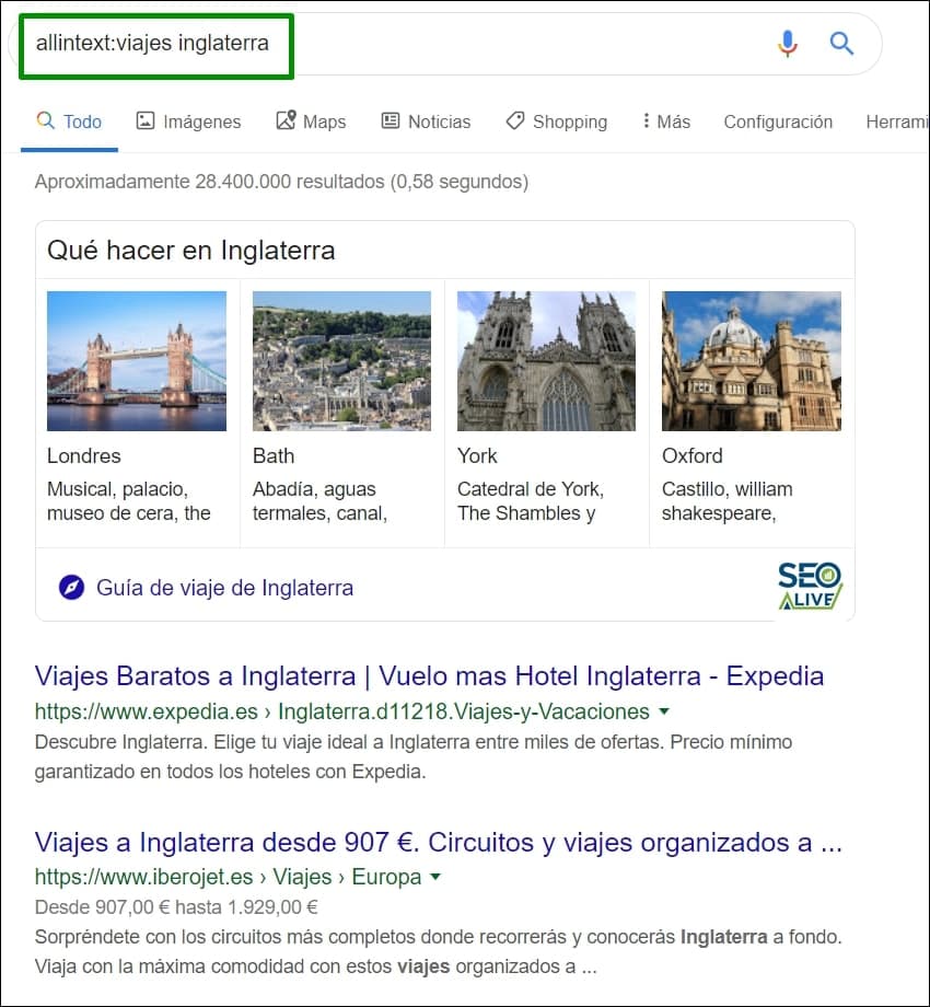 AllinText słowo kluczowe SEO