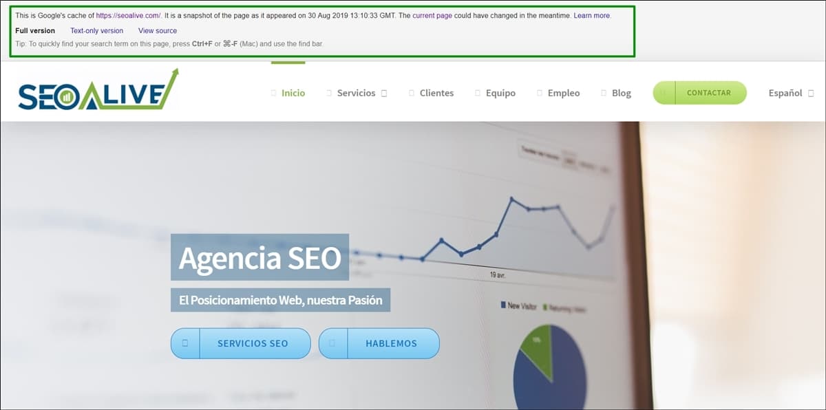Cache Google