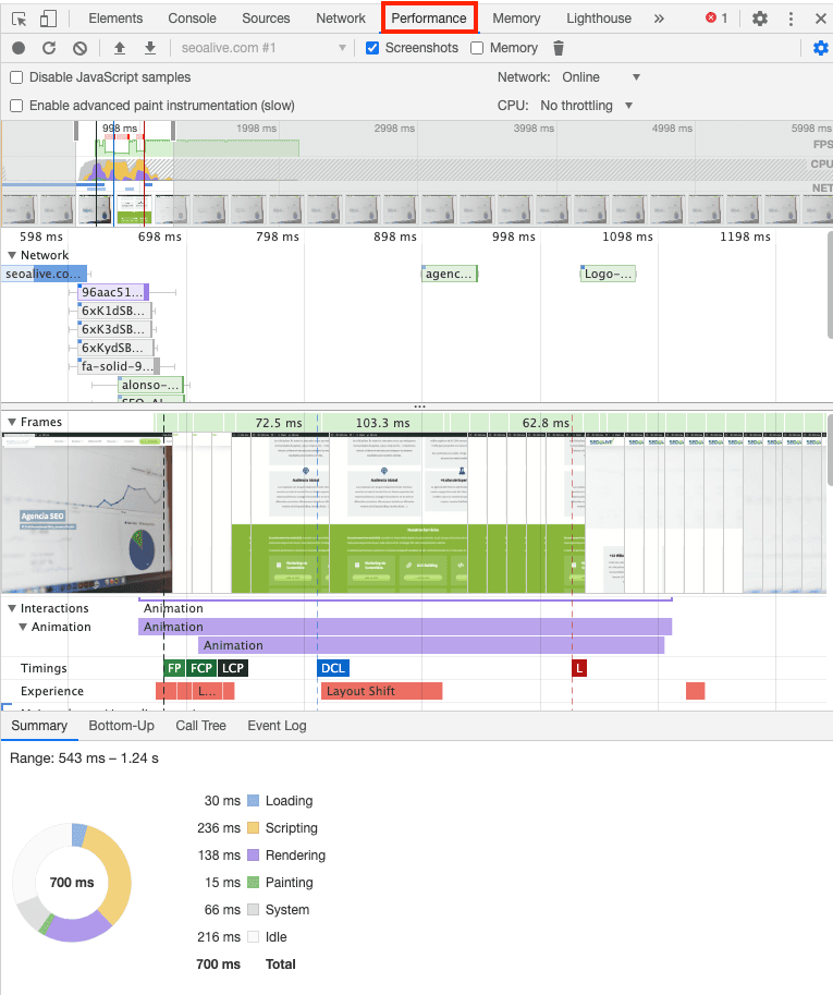 chrome dev tools