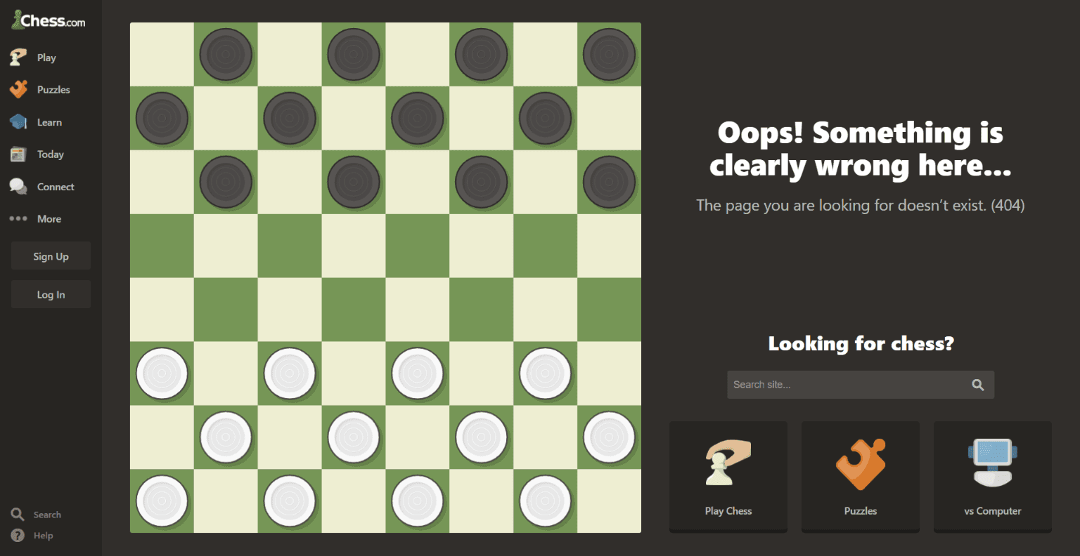 Chess.com 404 오류