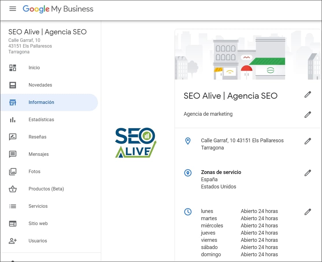 Google Business Profile listing