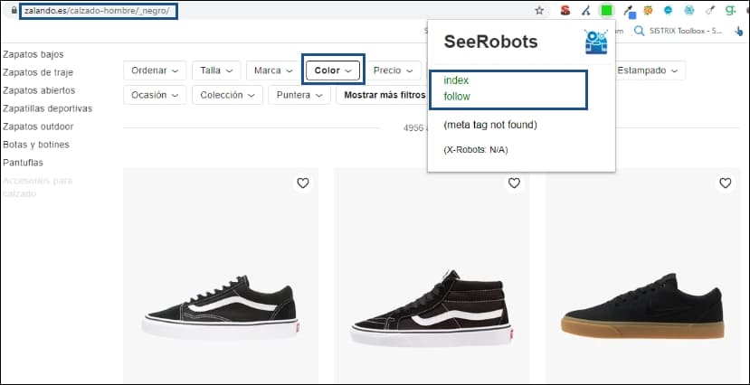 Filtry SEO