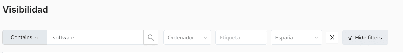 Filtros seo