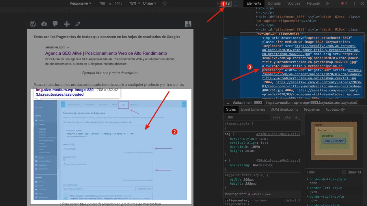 Chrome 인스펙터로 ALT 속성을 확인하는 방법