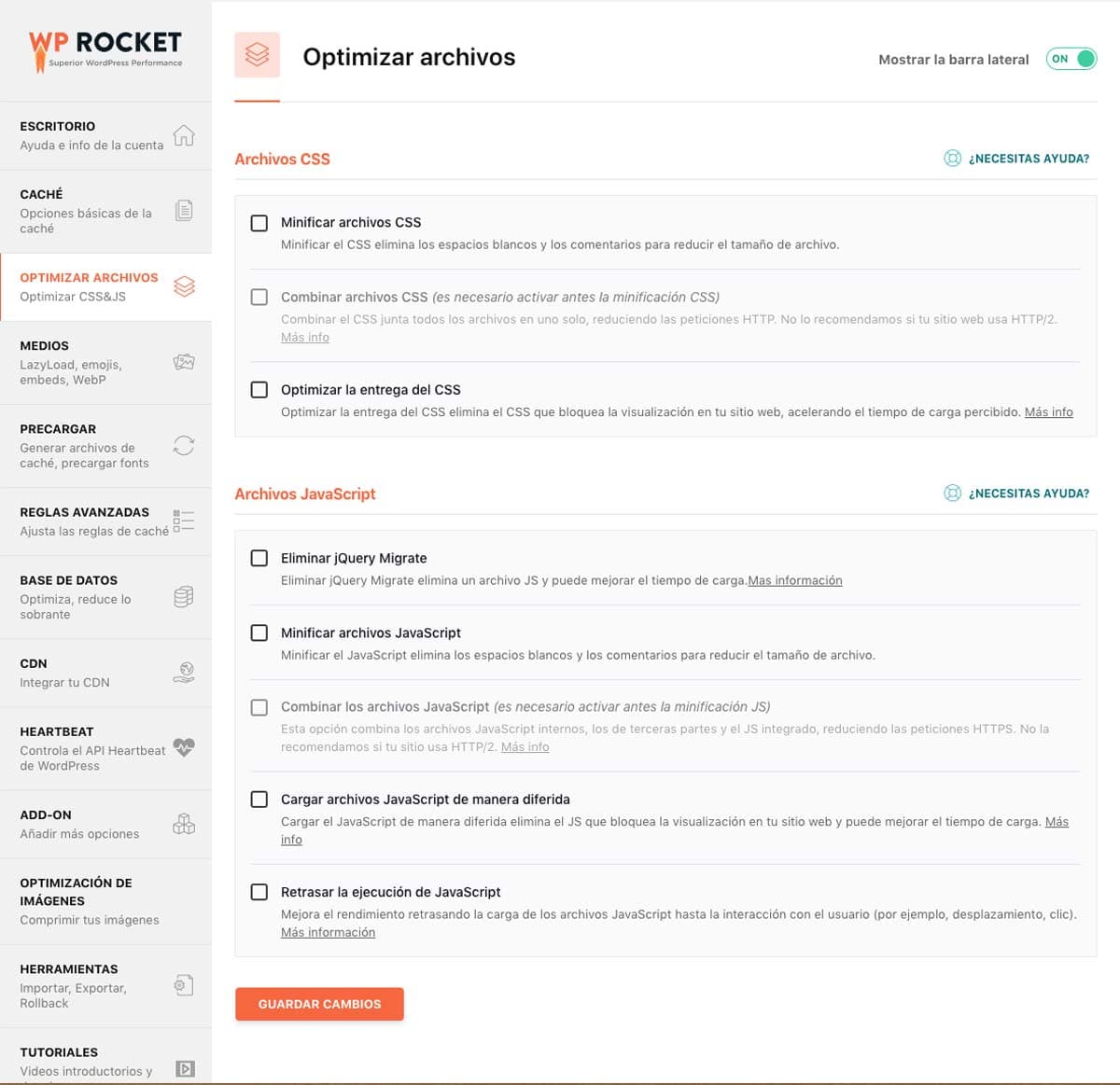 Optymalizacja plików CSS, JS i HTML