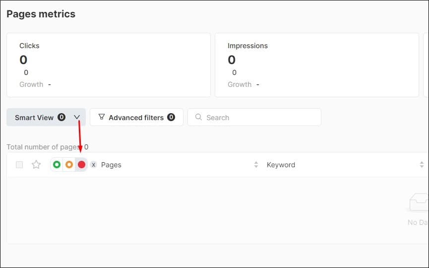 URLs con códigos de respuesta 4xx y 5xx en SEOcrawl