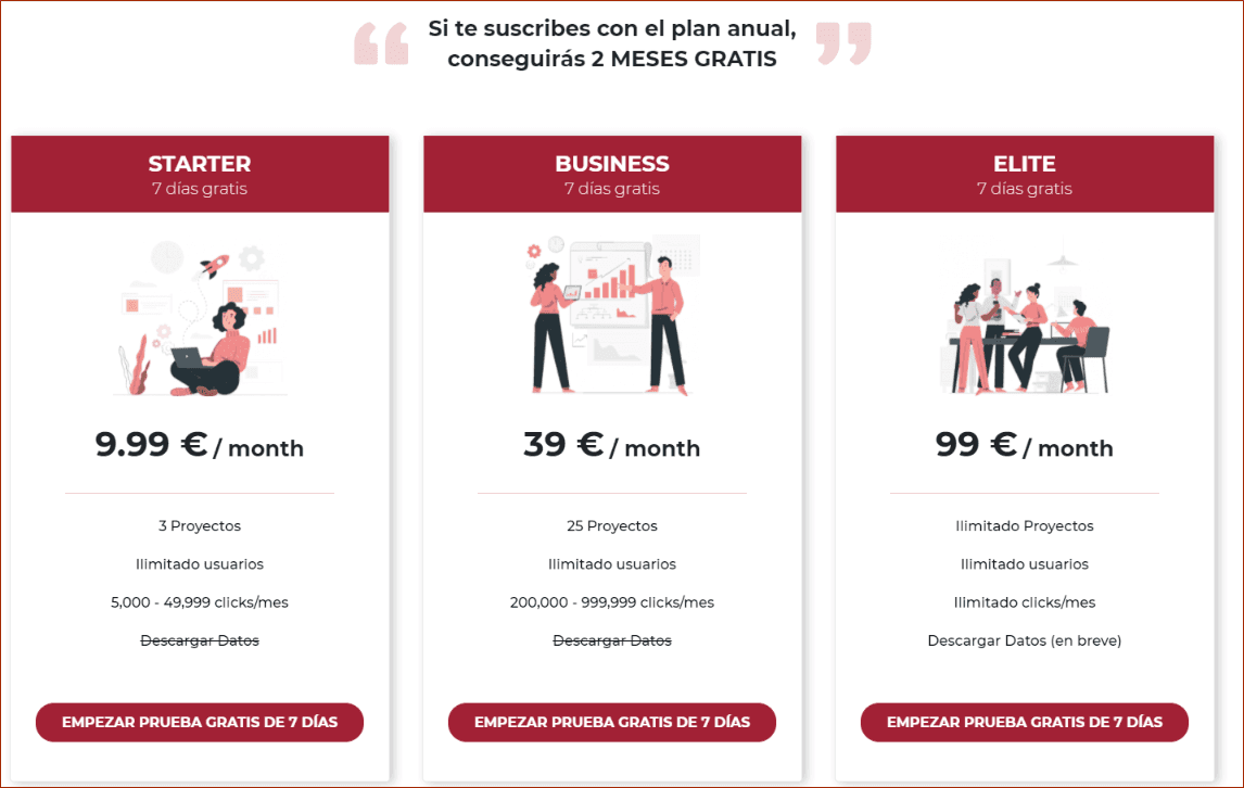 Planes y Precios de SEOcrawl
