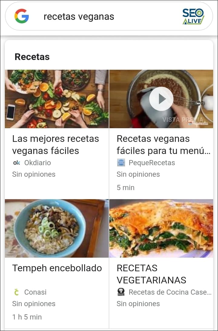 Rich Snippets Recipes