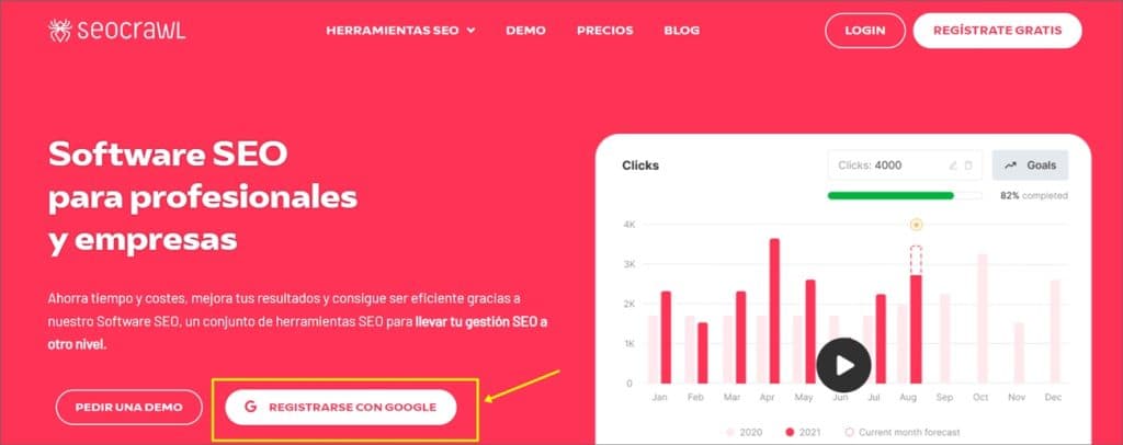 Register with Google