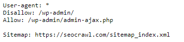 Robots seocrawl
