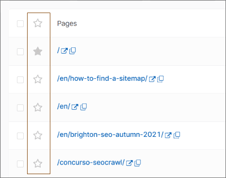 sistema de favoritos para urls