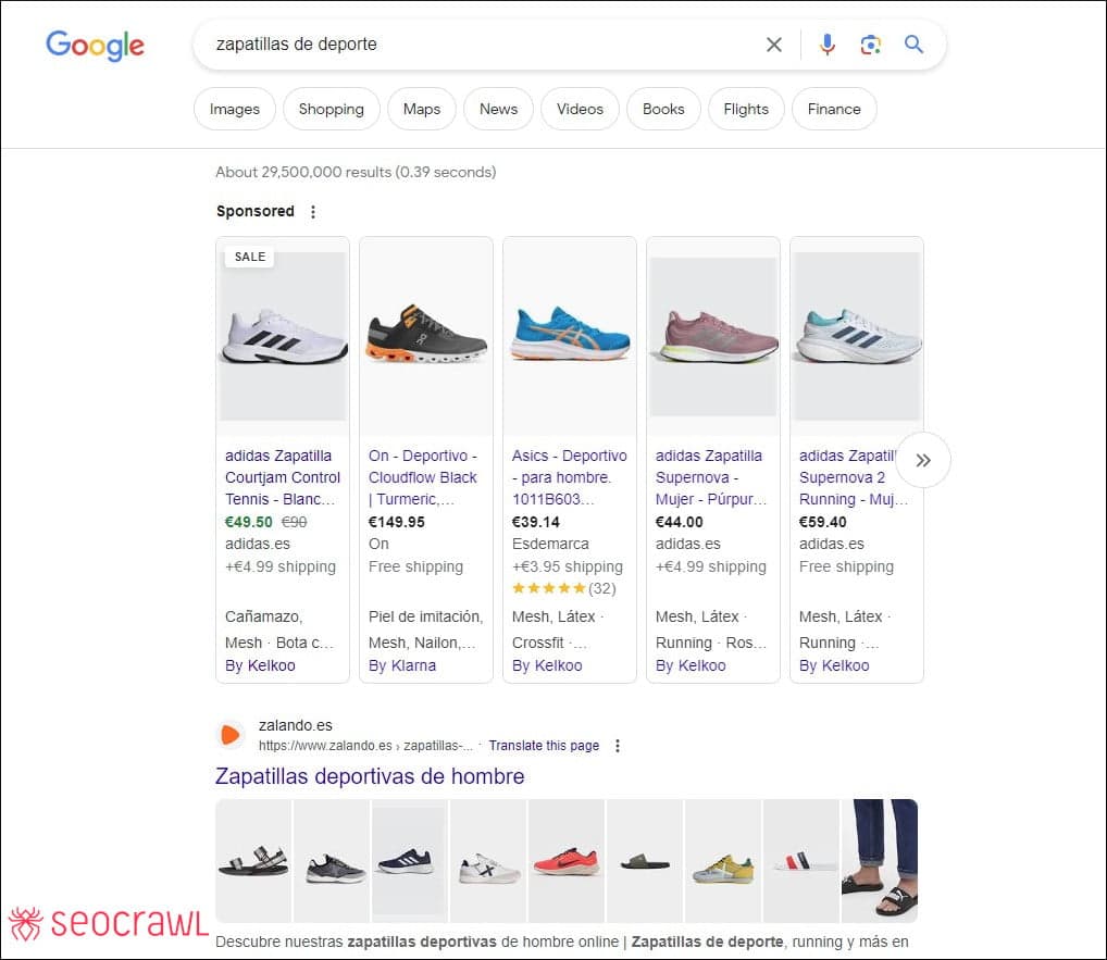 Búsquedas transaccionales SEO