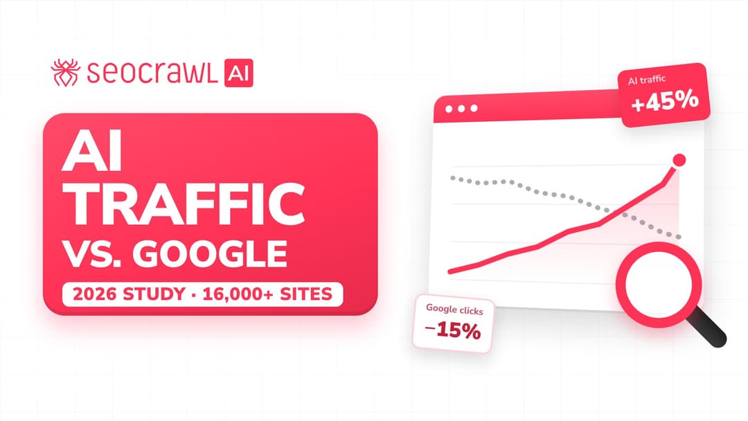 Lưu lượng AI so với tìm kiếm tự nhiên Google năm 2026: nghiên cứu trên hơn 16.000 website