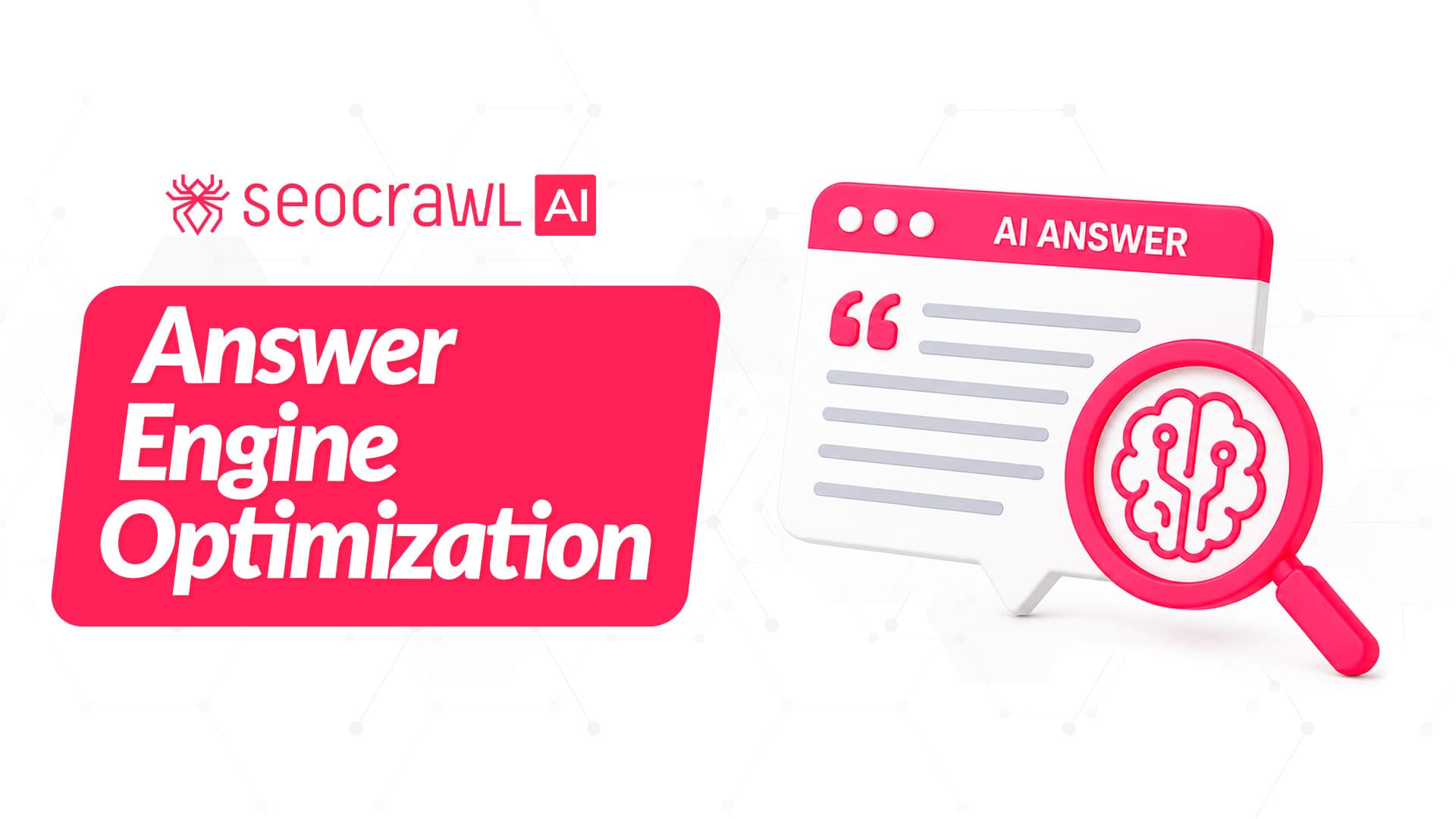 Co je Answer Engine Optimization (AEO)?