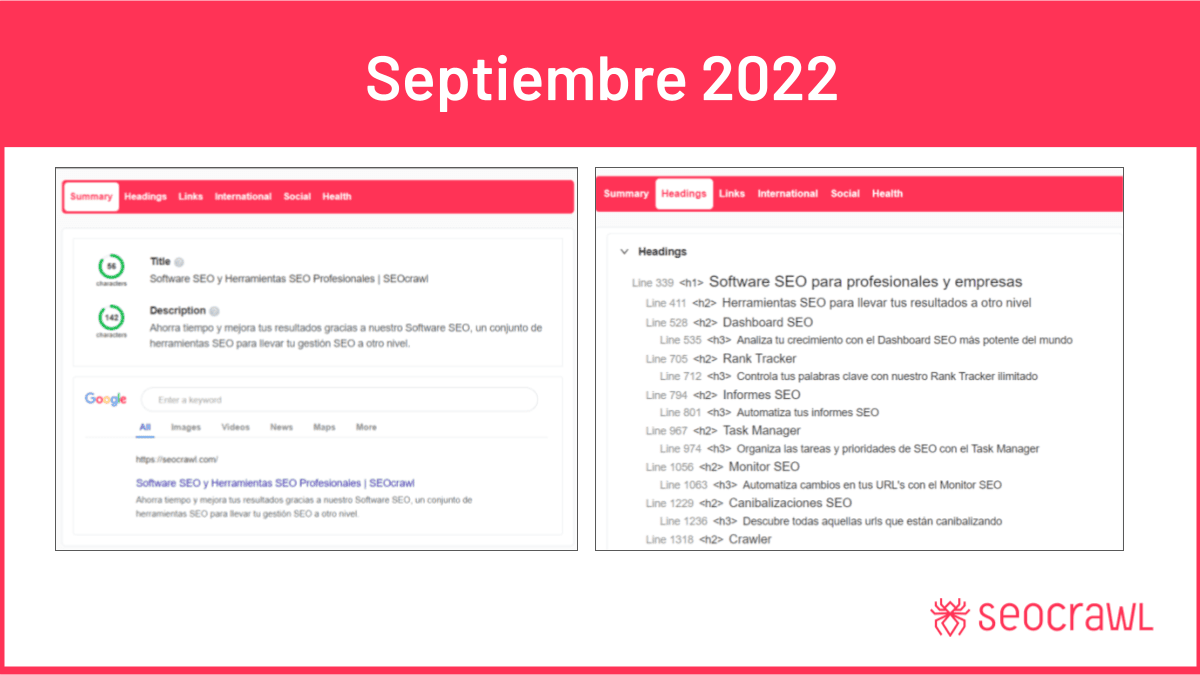 Informe de Producto - Septiembre 2022