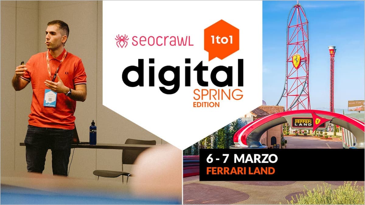 SEOcrawl AI será el patrocinador principal del Digital 1 to 1 SPRING en Port Aventura
