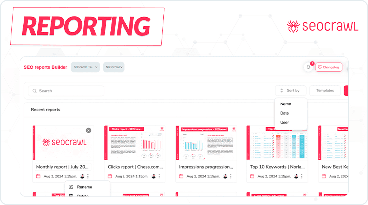 Reporting — automatyzuj swoje raporty SEO