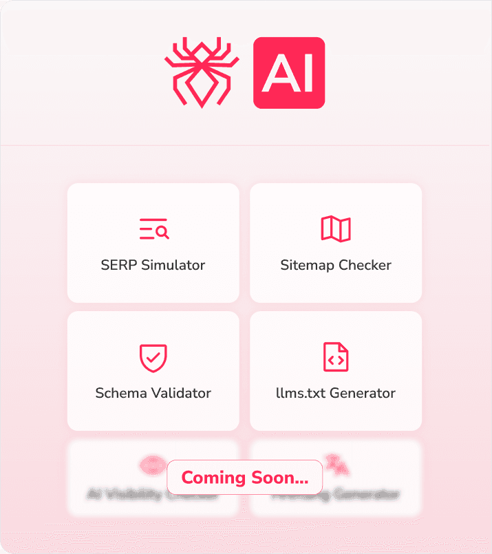 SEOcrawl free SEO tools: SERP Simulator, Sitemap Finder & Checker, Schema Validator and llms.txt Generator