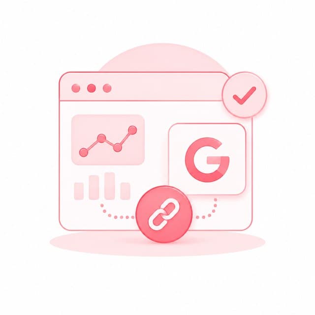 Ilustrasi browser yang sedang terhubung ke Google Search Console