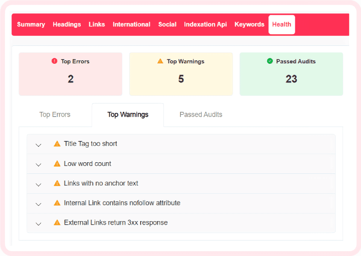 Web Health
