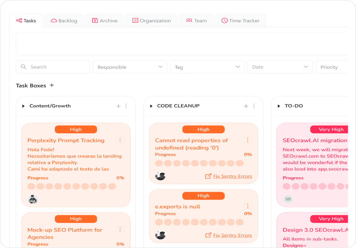 Centralized task management