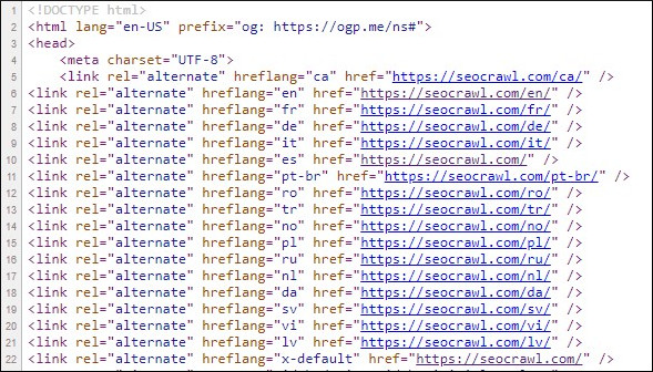 Hreflang