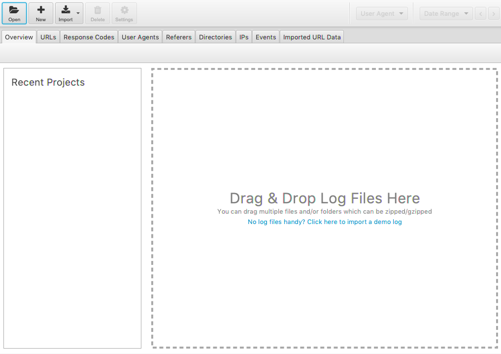 Análisis de logs con ScreamingFrog Log File Analyser
