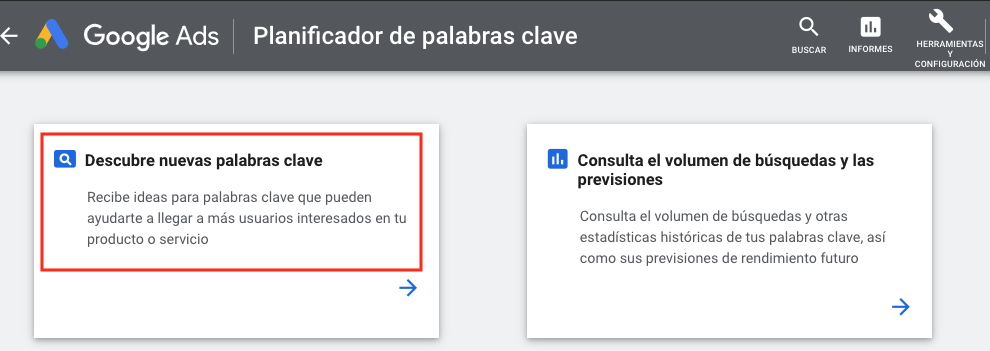 Google Keyword Planner