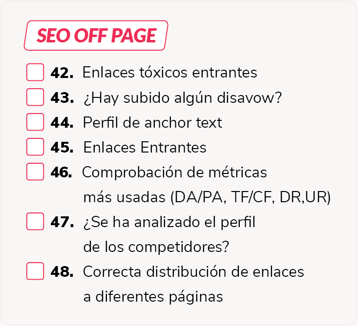 SEO off page en proyecto SEO
