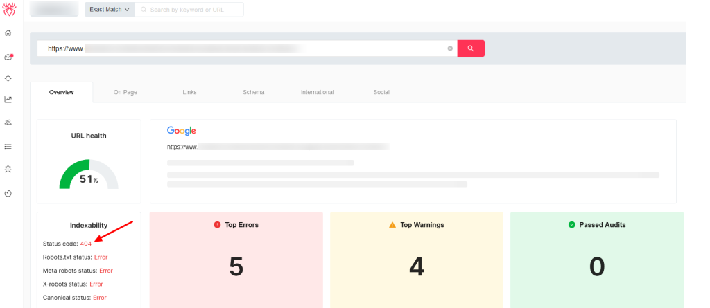 SEOcrawl tool how the crawlers analyses a page for seo issues