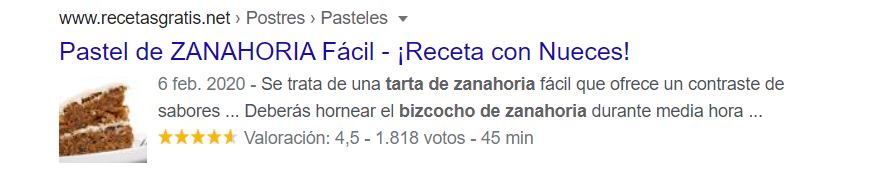 Anatomía de un snippet