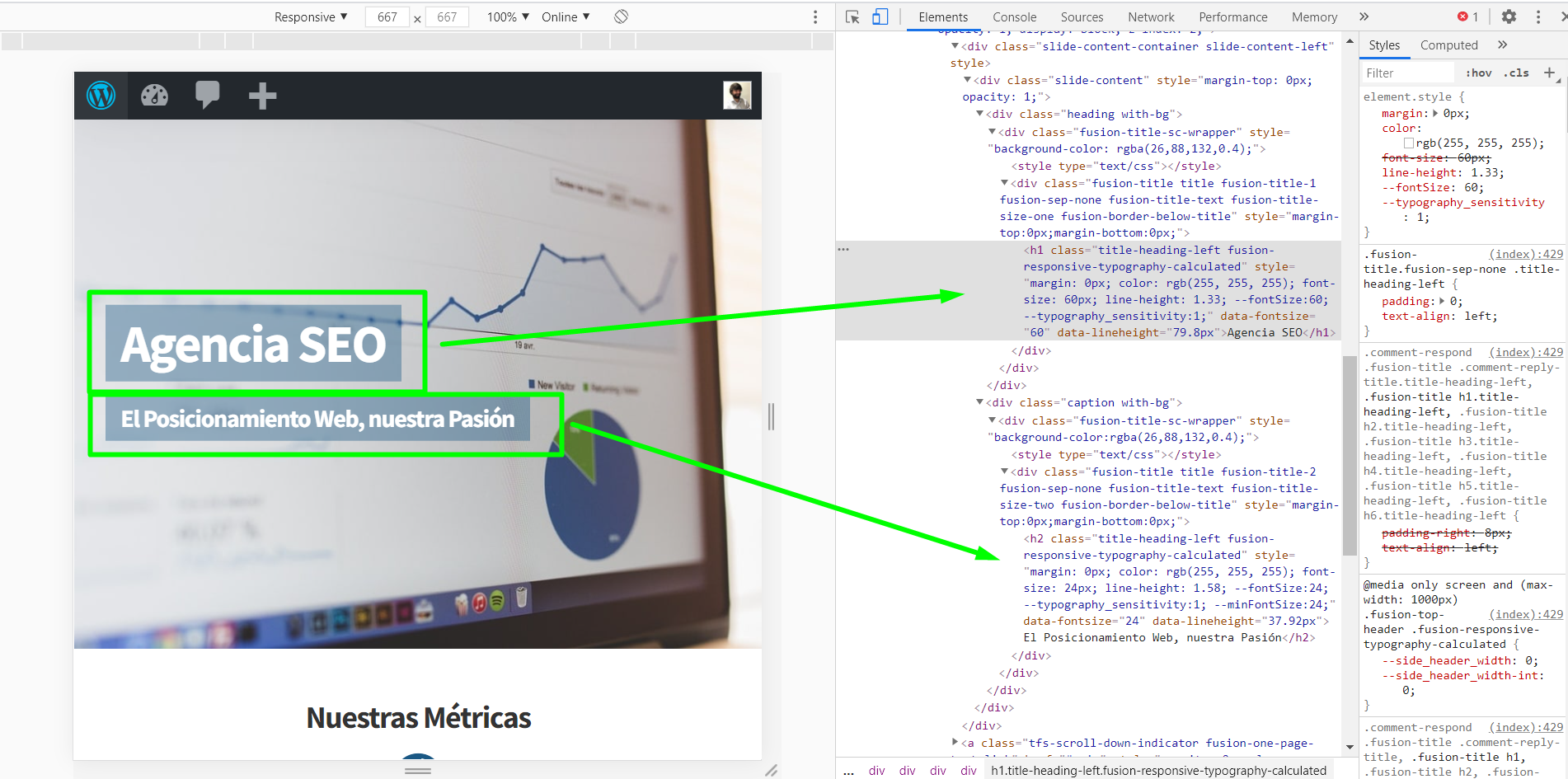 Encabezados para SEO On Page