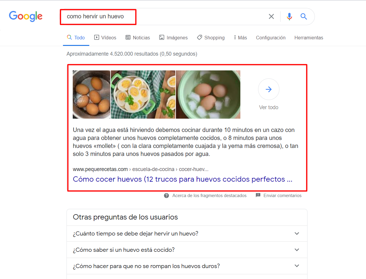 featured snippet