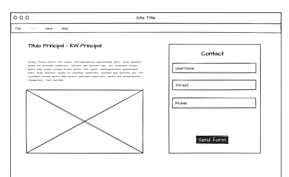 emplo de landing page optimizada para seo