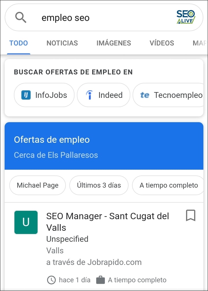 Empleos Rich Snippets