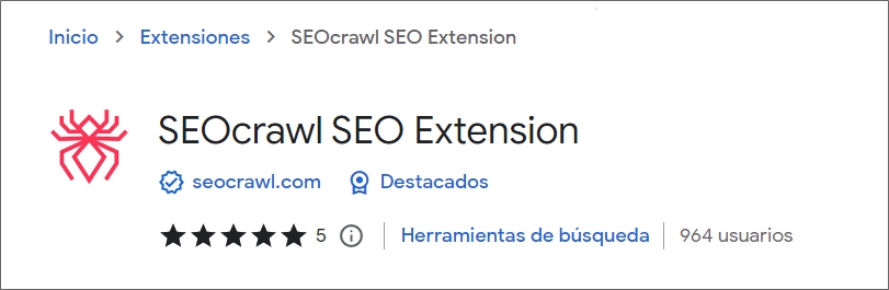 Extension seo seocrawl