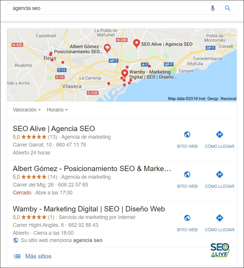 Local Pack Featured Snippet