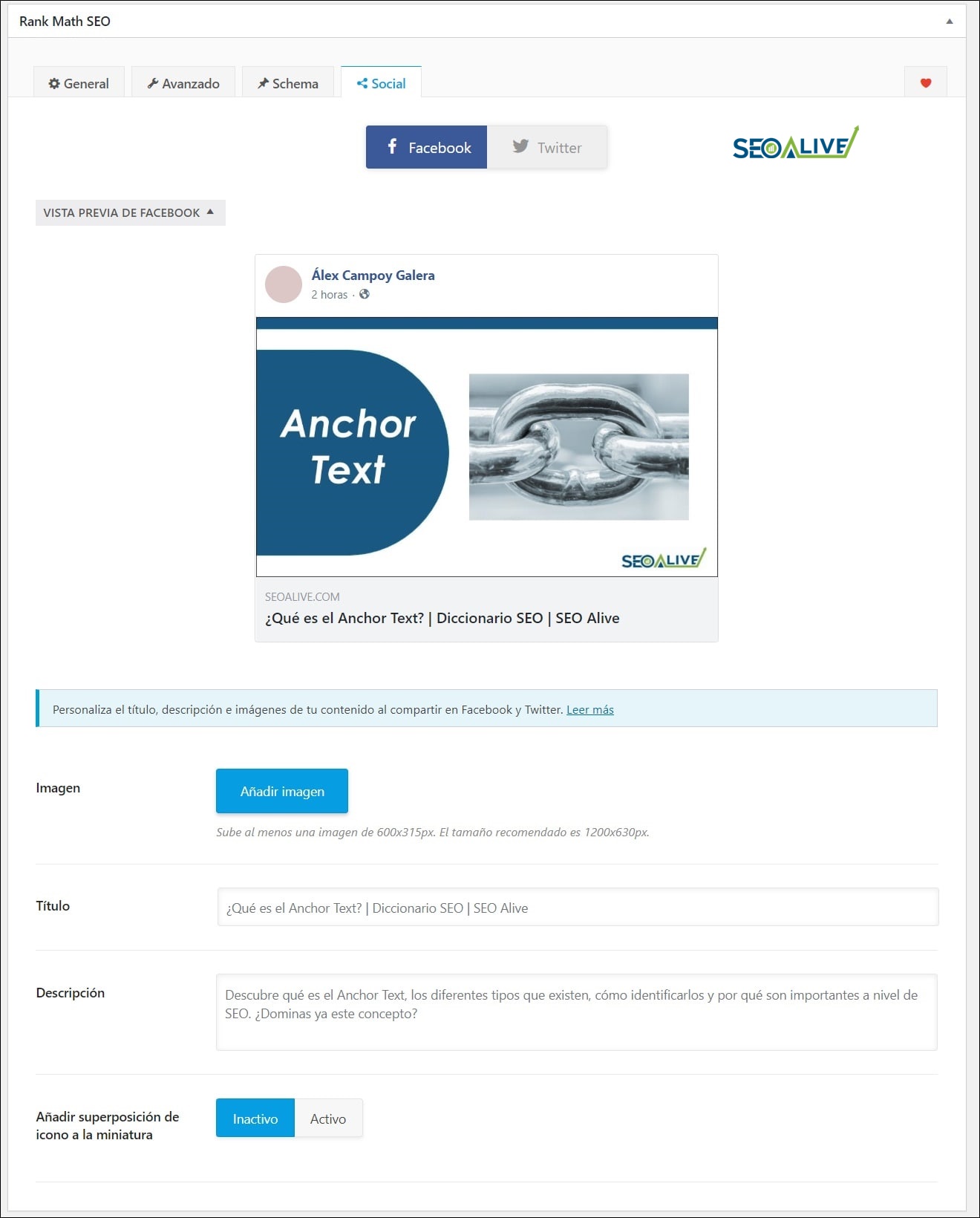 Open Graph Rank Math