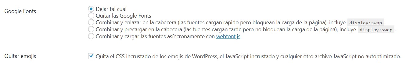 optimizar fuentes con autooptimize