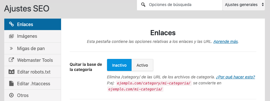 quitar category de la url