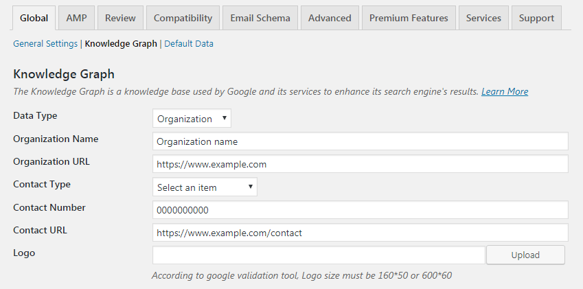 Sistema de marcación de datos de Schema & Structured Data For WP