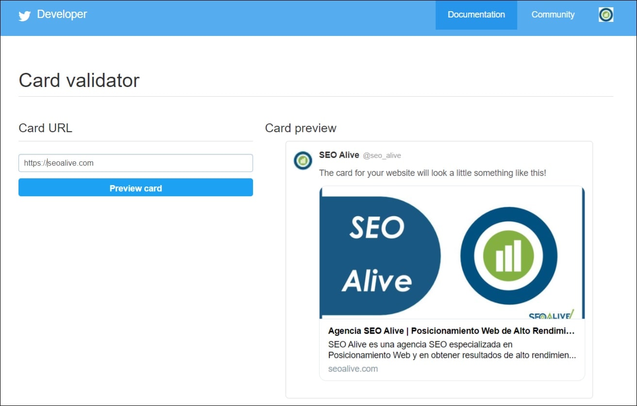 Twitter Card Validator