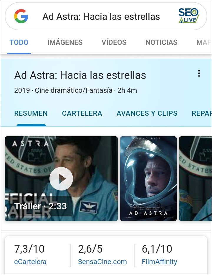 Críticas Rich Snippets