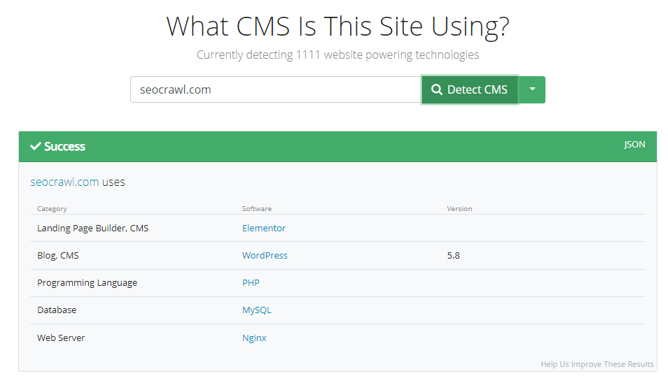 What CMS para SEOcrawl