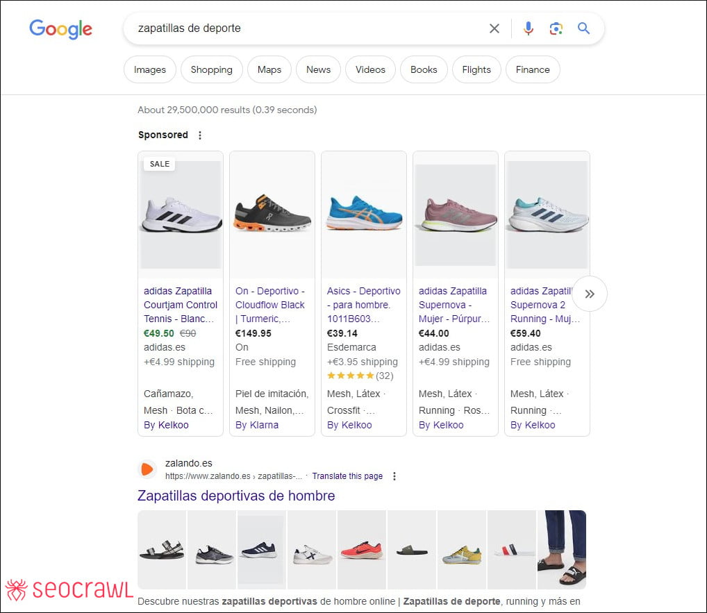 Búsquedas transaccionales SEO